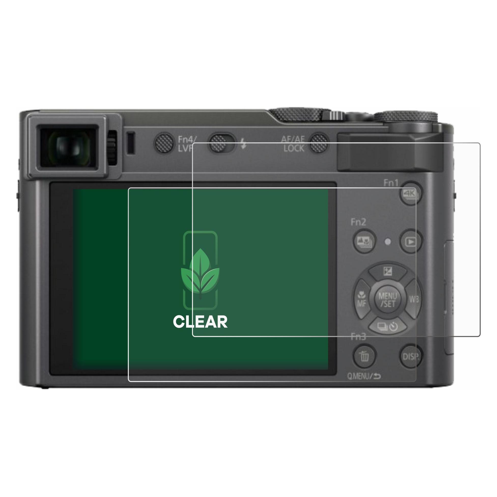 ScreenLeaf Schutzfolie für Panasonic Lumix DC-TZ200 Displayschutz Display Schutz Folie Klar Transparent (6136681)