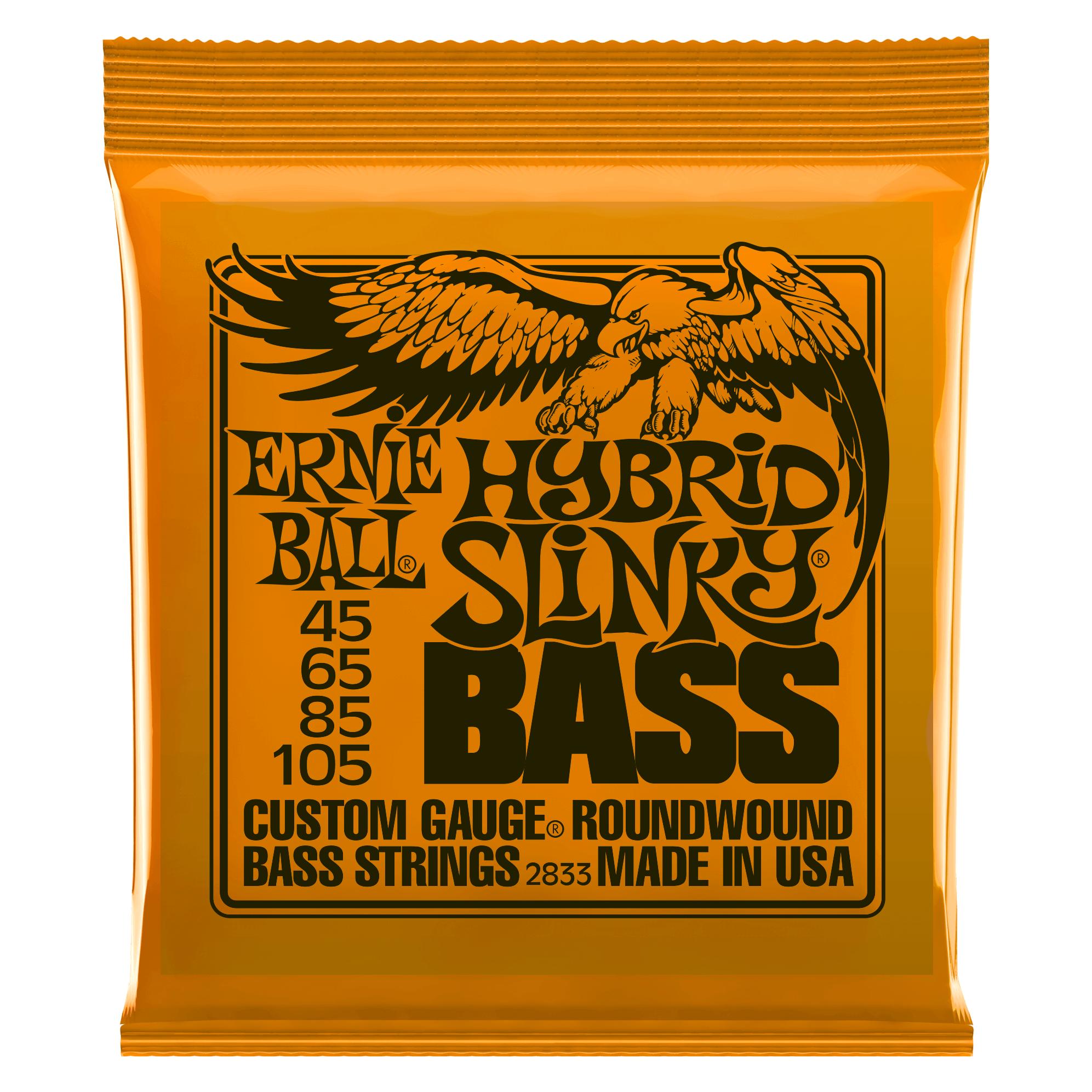 Ernie Ball Hybrid Slinky (4x, E-Bass, 0.11") (EB2833)