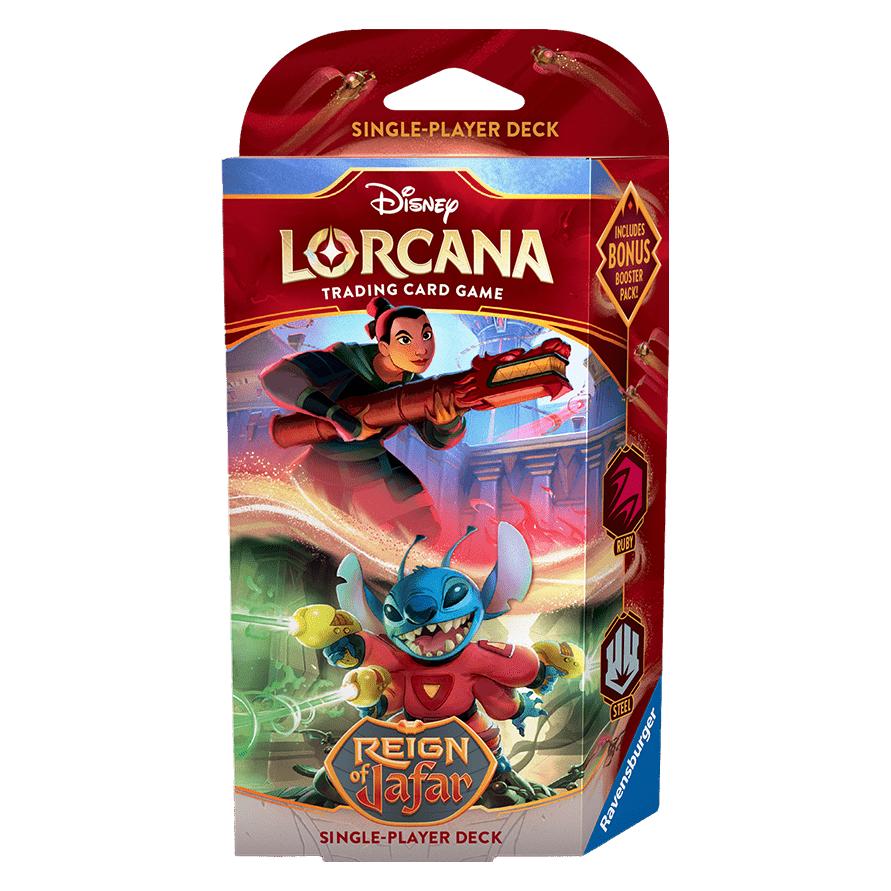 Ravensburger Reign of Jafar Starter Deck Ruby & Steel EN (Englisch, Deck) (4050368984821)