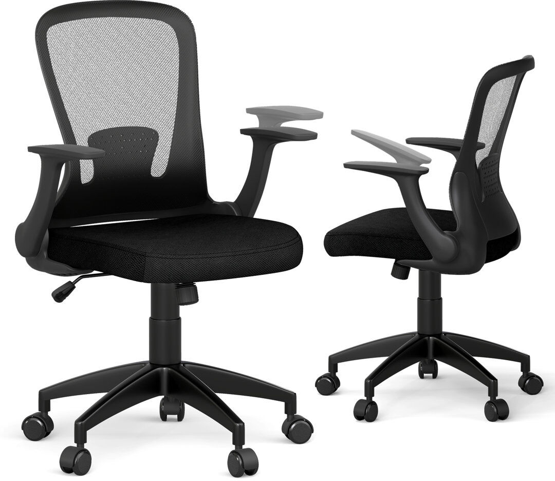 Metro Lane Office Chair Black 62cm W X 54cm D