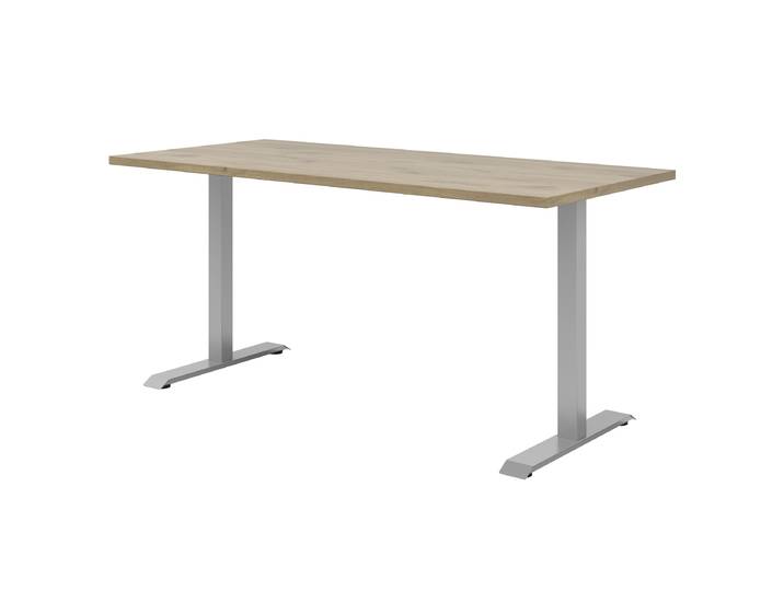 home24 Bureau 160cm bruin/eikenhouten look
