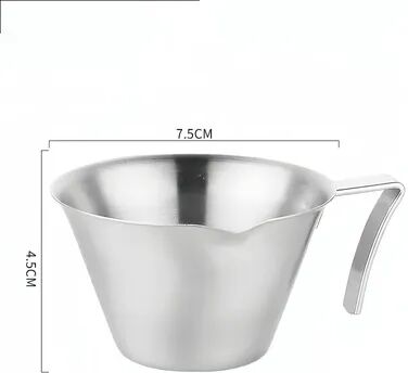 Perfect Picks Market Stainless Steel Espresso Shot Glass With Scale Precision Coffee Measuring Cup original