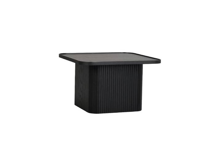 Stilvoller Couch-/ Beistelltisch „Sulliva“ 60 x 60 cm Eiche Schwarz Rowico