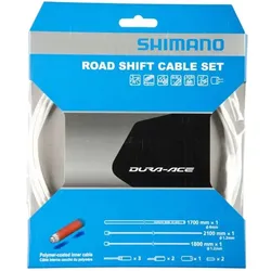 SHIMANO Schaltzug Set Dura Ace Polymer beschichtet weiß