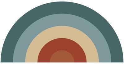 Tempaper Rainbow Vinyl Rug
