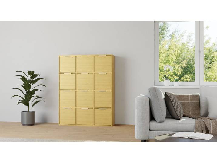 Armoire à pharmacie Placage de bois Chêne huilé