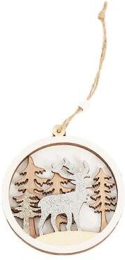 Inspired Deals Rustic Wooden Christmas Ornaments Hanging Pendants For Christmas Tree & Holiday Home Decor 3