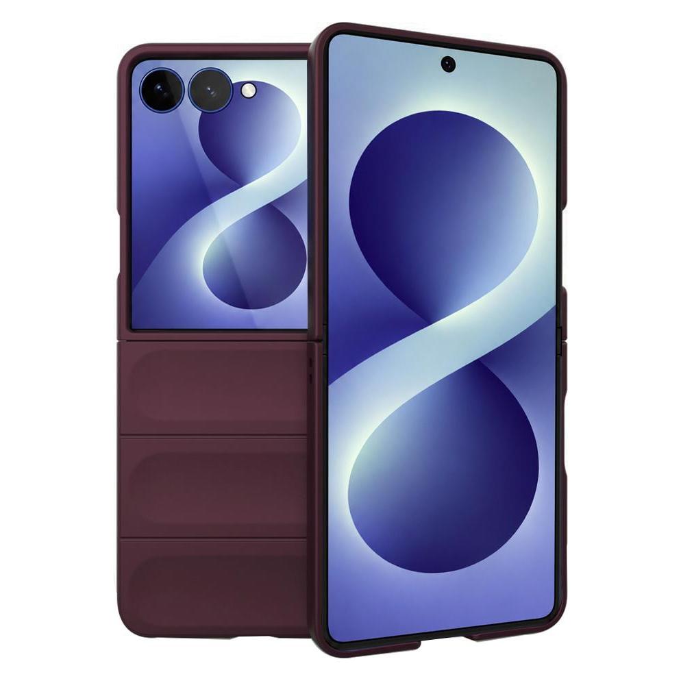 Techsuit - Magic Shield - Samsung Galaxy Z Flip8 - Bordeaux (Samsung Galaxy Z Flip8) (71324602)