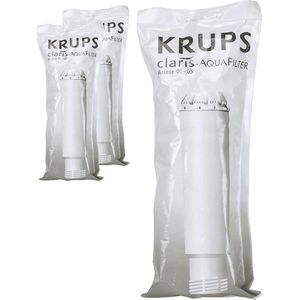 Krups Filterpatrone F088, für Kaffeevollautomaten, Wasserfilter, 3 Stück