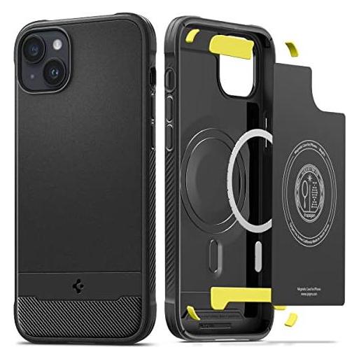 Spigen Rugged Armor Mag Magsafe iPhone 14 case - Black (Apple iPhone 14) (ACS05036)