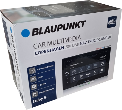 Blaupunkt Copenhagen 700 DAB inkl. Truck Campernavigation