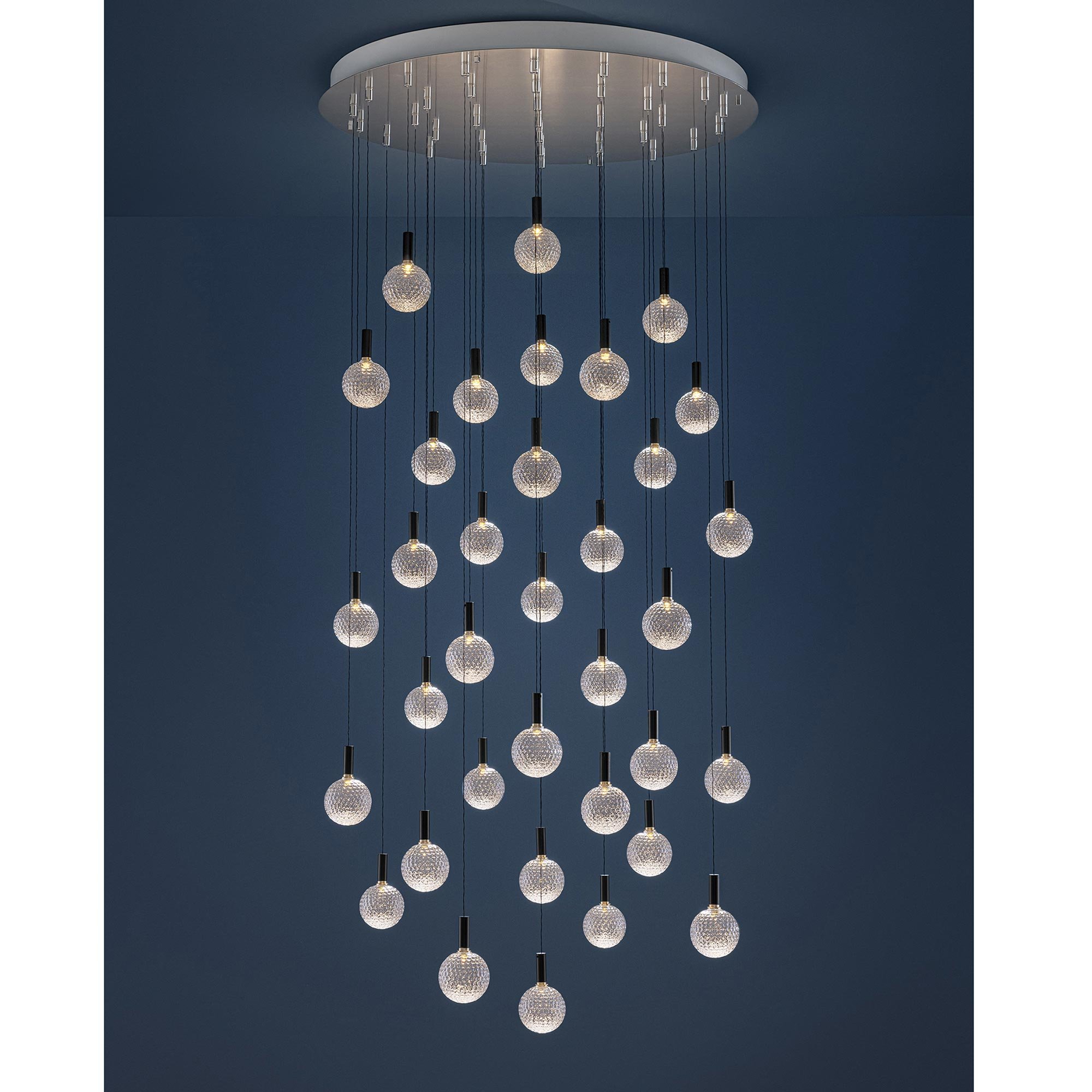 Catellani & Smith Par 18 Chandelier Pendelleuchte (35 x Ø 8cm Kugeln) 35 x Ø 8cm Kugeln CP18358C