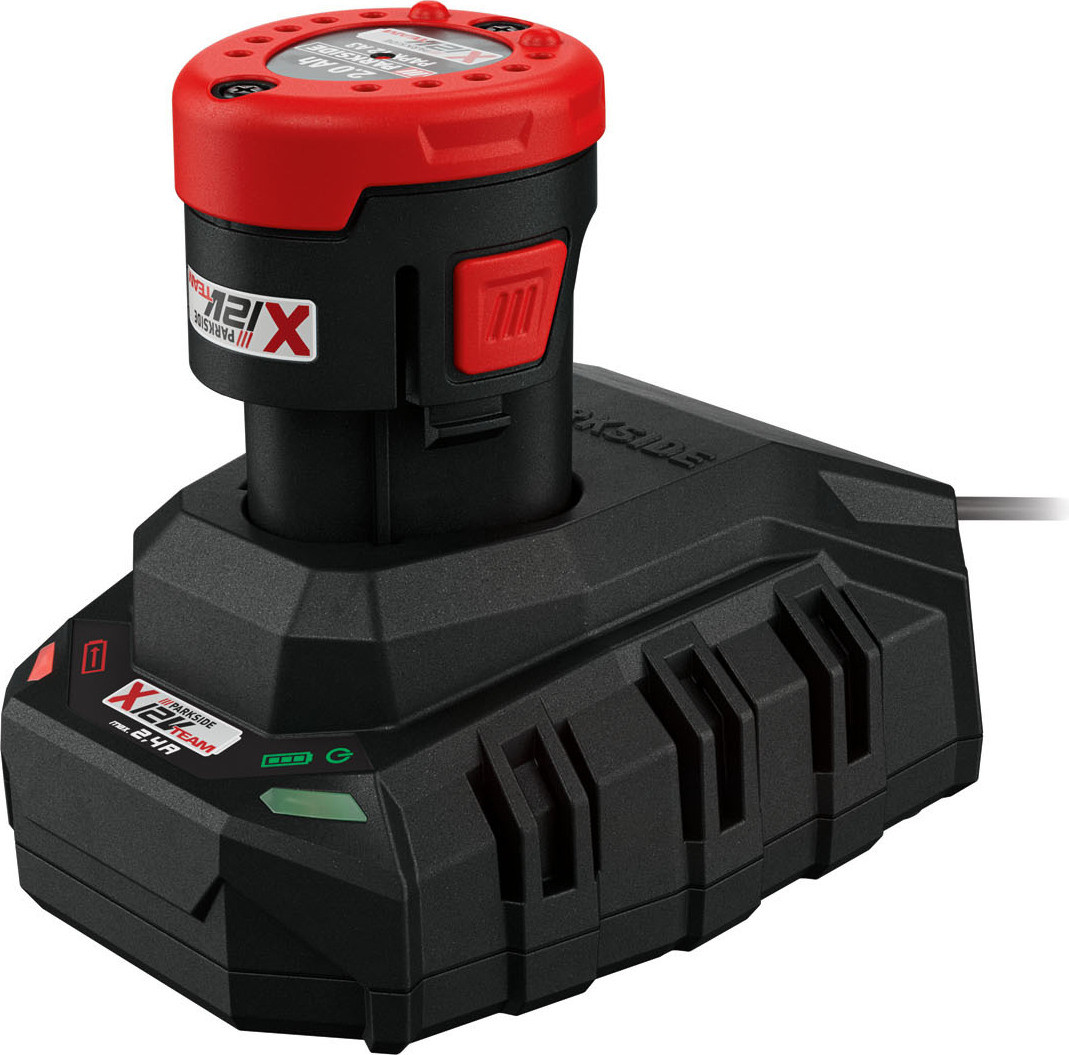 PARKSIDE 12V accu set met PAPK 12 A3 accu, PLGK 12 A3 oplader en celbalancering