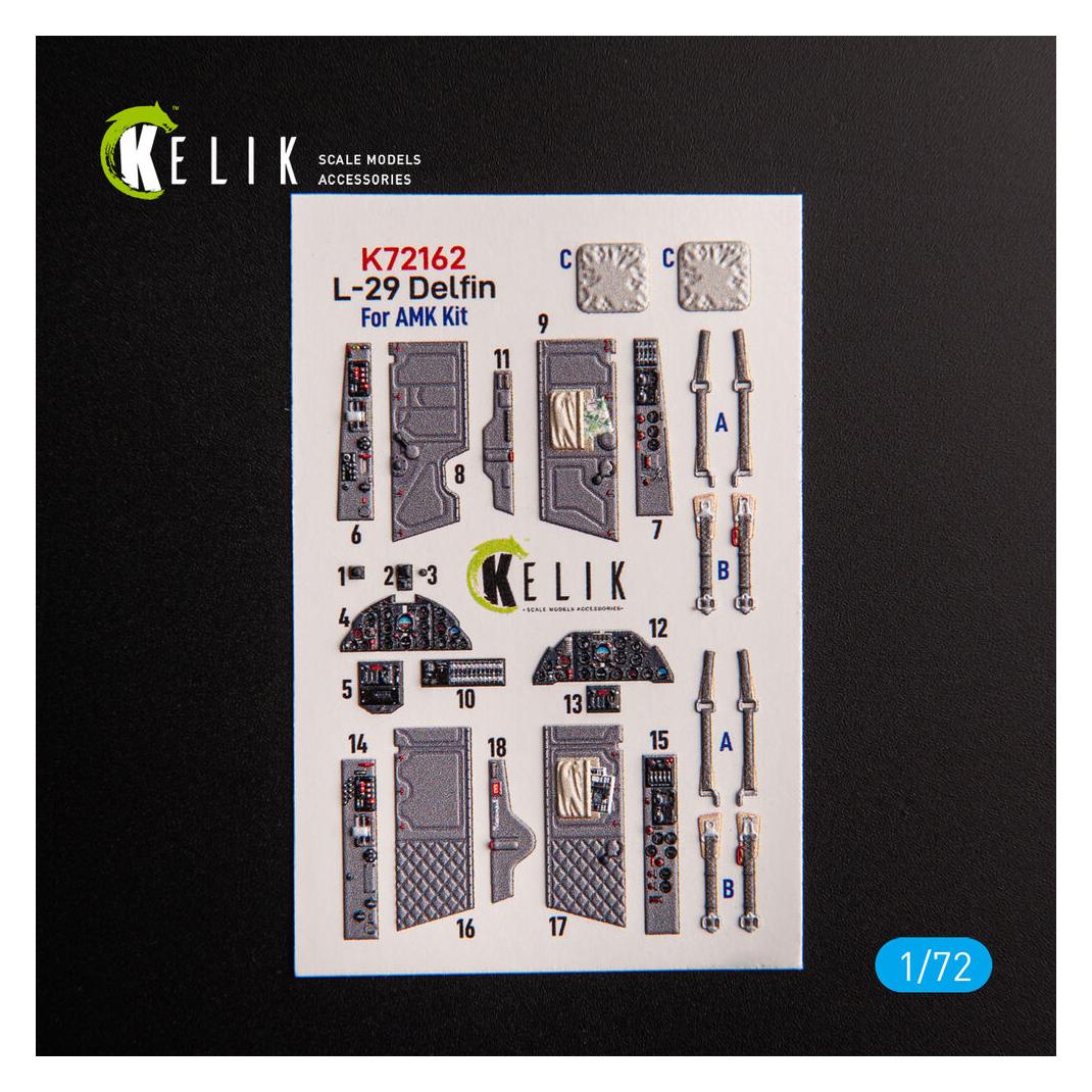 Kelik L-29 Delfin - interior 3D decals for AMK kit (K72162)