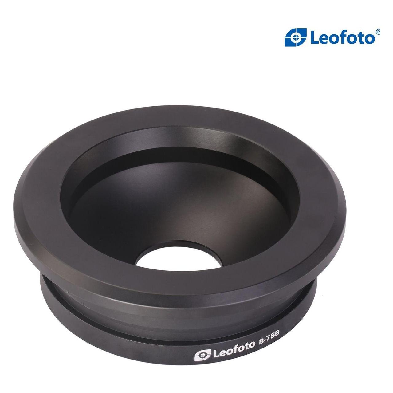 Leofoto BA-75L Halbschale für Mountain LN-404C (Metall) (BA-75L)