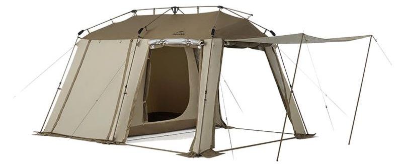 Trekkingzelt Naturehike Village 13 Quick Opening Cnh23Zp12003 - Brown