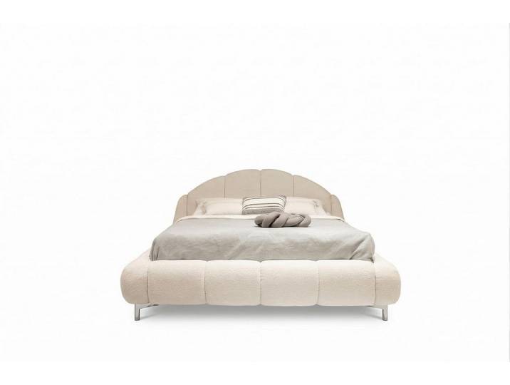 JVmoebel Polsterbett Bett Beige Moderner Stil Bequem Praktisch Stilvoll Elegant Luftig, Made in Europa