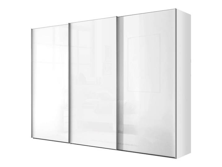 Schwebetürenschrank 249cm Lumos Weiß