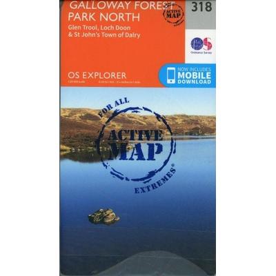Galloway Forest Park North, Karte von Ordnance Survey, Ordnance Survey, 978-0-319-47190-6