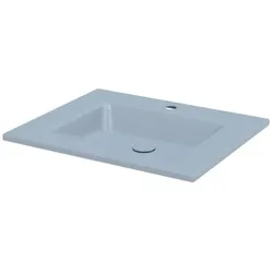 Bette BetteAqua Einbau-Waschtisch A070-418HLW1,PW 60x49,5cm, HLW1,PW, blue satin