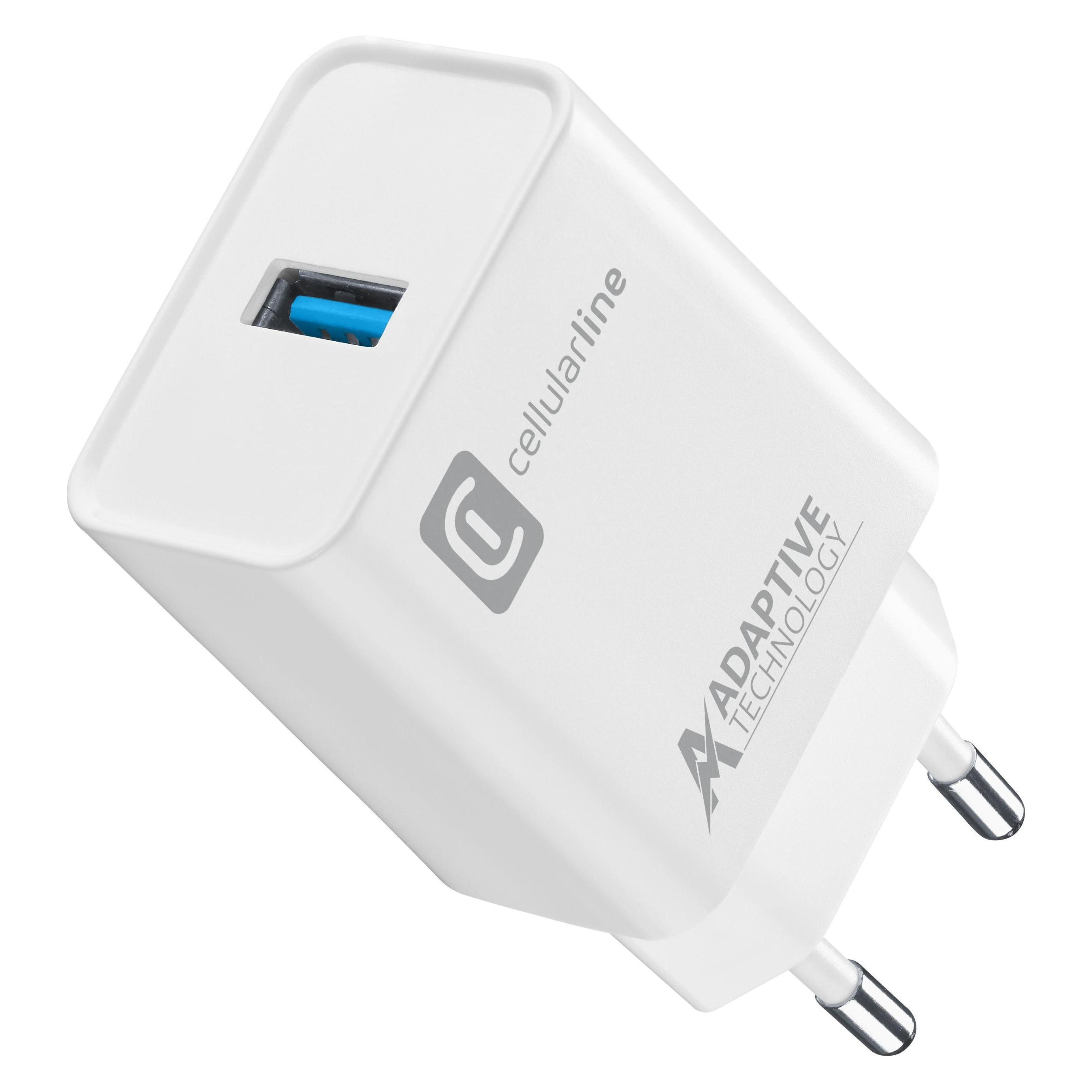 Cellularline USB Charger (15 W, 1 Port) (ACHSMUSB15WW)