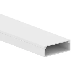 GGK 11531 Leitungsführungskanal LFG 17x51mm-9010, PVC, UT selbstklebend, alpinweiß Mini 15x50L Mini15x50L  - 2 Meter