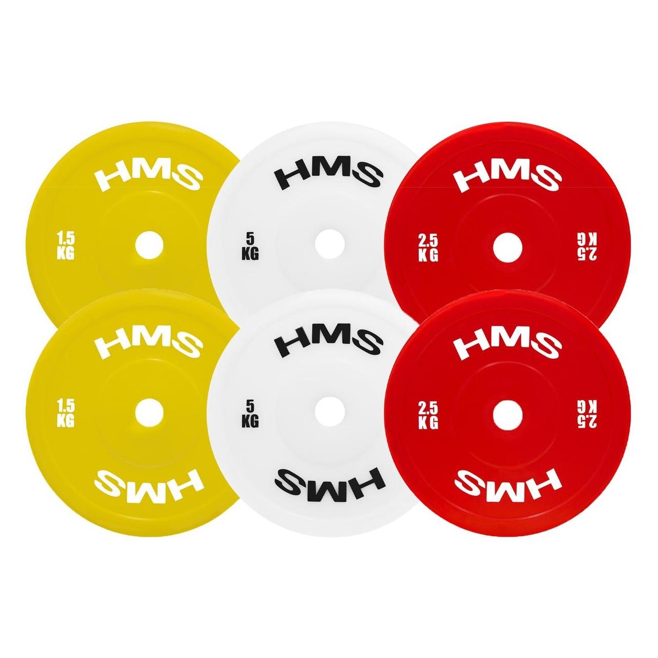 HMS TPP02 (2 x 2 5 KG) ROT OLYMPISCHES TECHNISCHES BECKEN PE 2 x 2 5 KG (2 x 2.5 kg) (17-61-114)