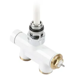 Terma Lanzen-Thermostat-Verbunddurchgangsventil 50mm CYLINDER GZ 1/2"-GZ 3/4" , TGZTBI010, Weiß TGZTBI010