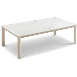 Segarda Loungetisch Santorini Couchtisch Aluminium Beige