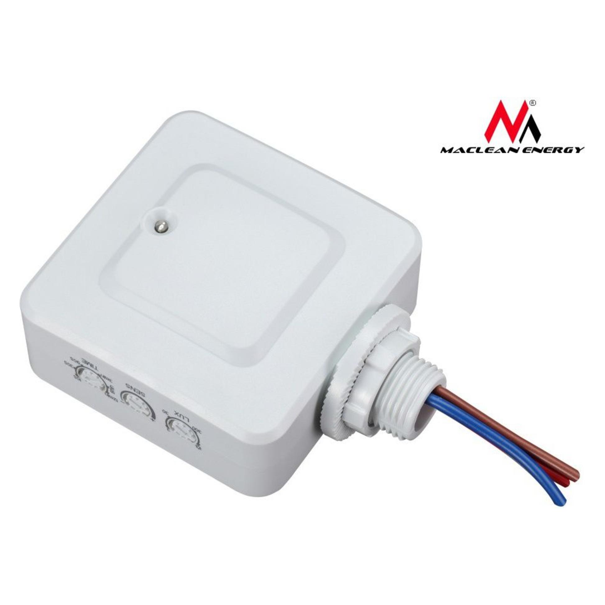 Maclean Integrierter Mikrowellen-Bewegungssensor MCE137, 1200W Reichweite 4m-10m (MCE137) (4 m) (MCE137)