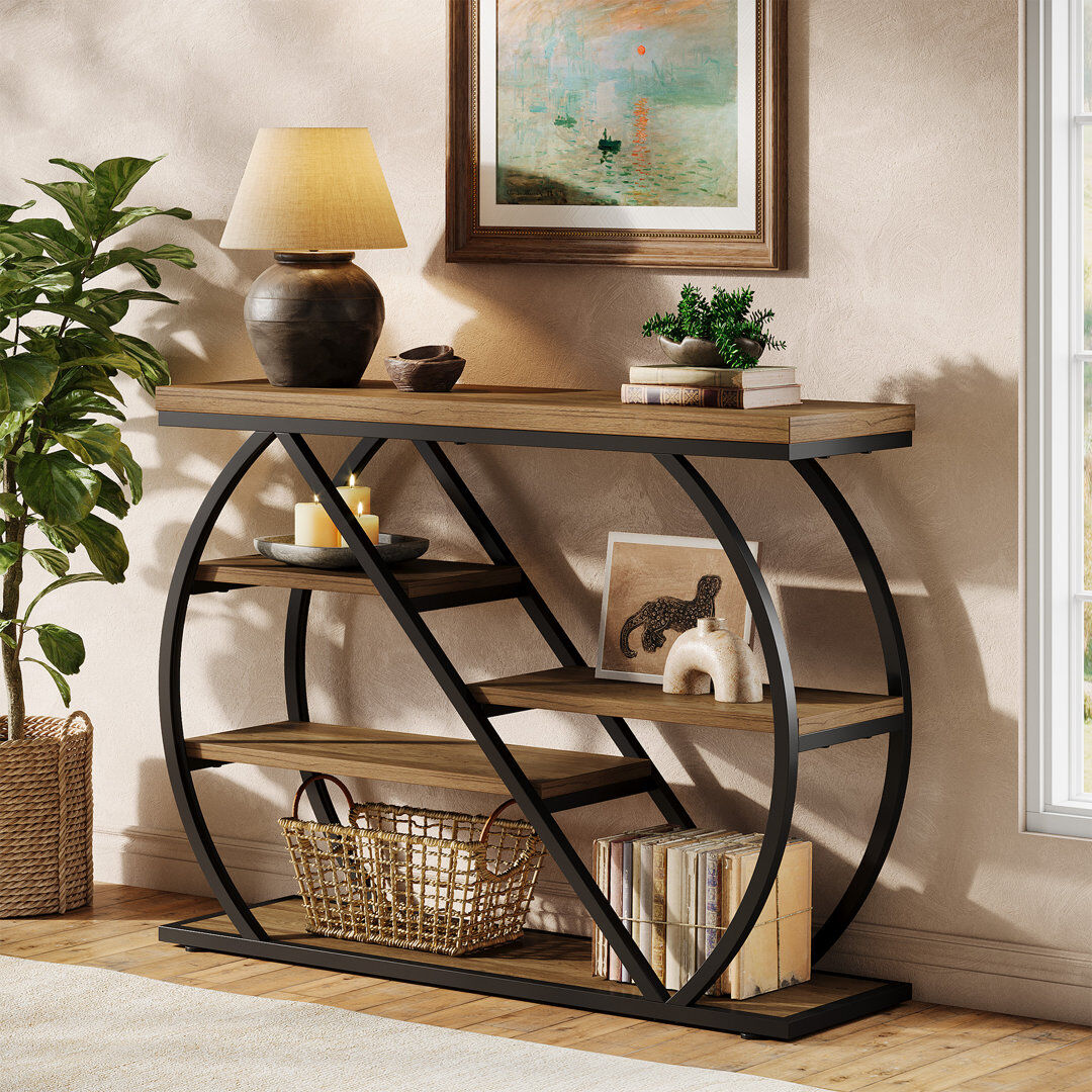 Blue Elephant 105 cm W Console Table Brown 80cm H X 105cm W X 30cm D