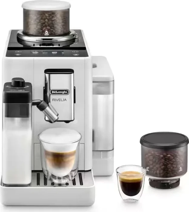De'Longhi Rivelia EXAM 440.55.W & Lattecrema Cool Kit