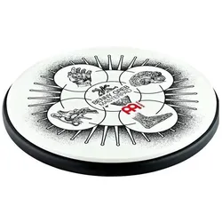 Meinl MPP-12-BG Übungspad Benny Greb Practice Pad 12, Schlagzeug Zubehör, Schwarz