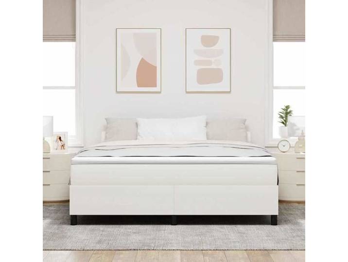 VIDAXL(4496)Structure de lit plateforme Crème 180 x 200 cm Lit double classique - pour adulte