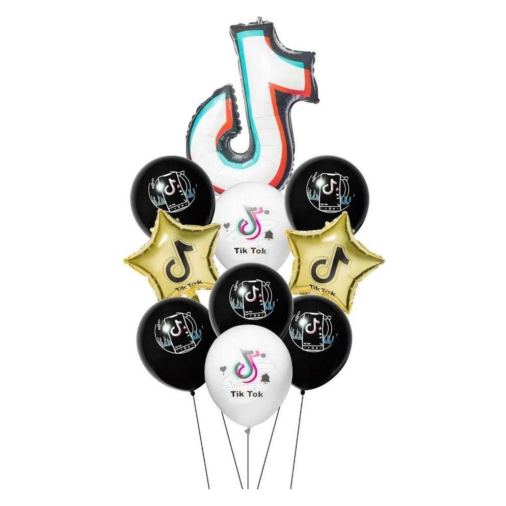 Mk Trade Tik Tok Mix Ballons (10x) (37152317)