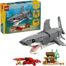 LEGO Wilder Hai mit Schatztruhe (31381)