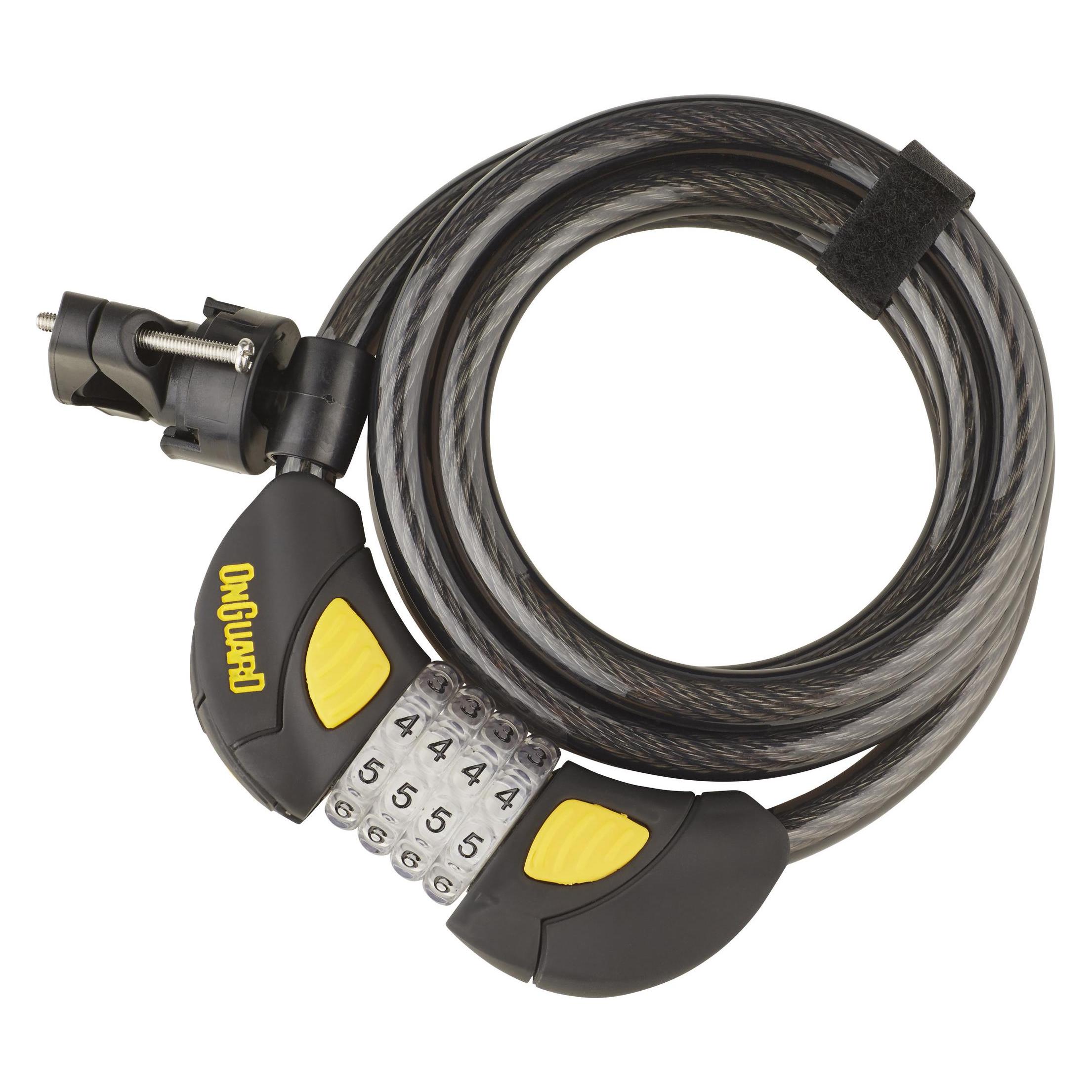 Onguard Dobermann Combo 8031GLO Spiralkabelschloss 185 cm Ø12 mm (185 cm) (ONG-8031GLO)