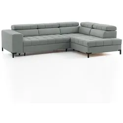 Exxpo by Gala Ecksofa mit Funktion Bocco Stoff Silver