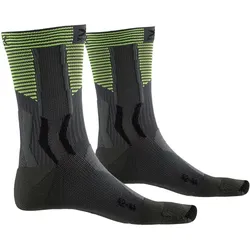 X-SOCKS Biking Race Socken charcoal /phyton yellow 35-38