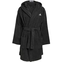 ADIDAS Herren Mantel Hooded Bademantel, Größe XS in Schwarz Schwarz