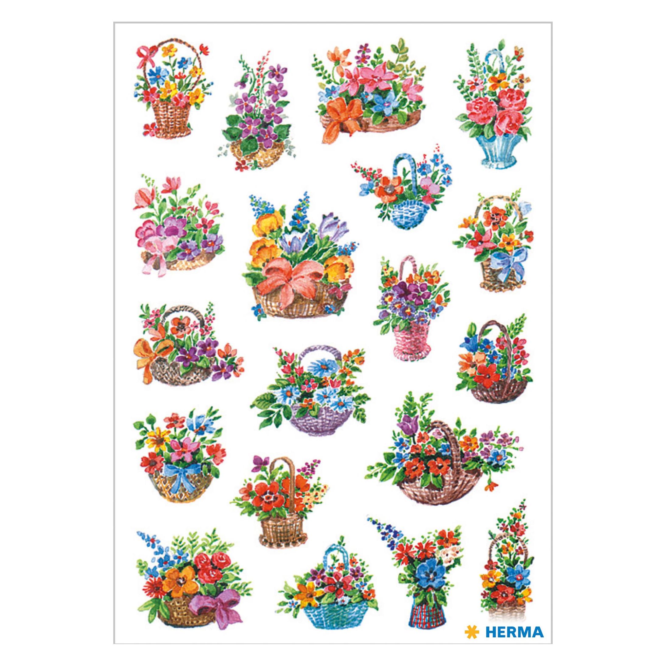 Herma Sticker Blumen (57 Sticker) (3584)