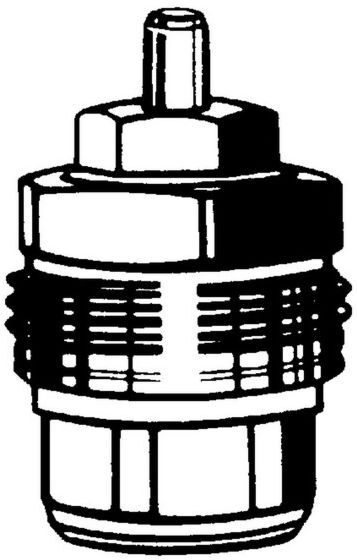 Heimeier Thermostat-Ersatz-Oberteil 2101-02.299 DN 10/15/20, mit Voreinstellung
