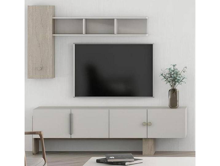 JVmoebel Sideboard Eleganter TV-Ständer aus Holz mit Stauraum für Multimedia-Geräte (TV-Ständer), Made in Europa