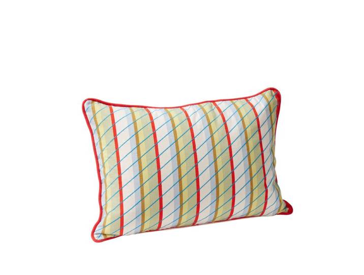 Hübsch Coussin Kiwi Multicolore