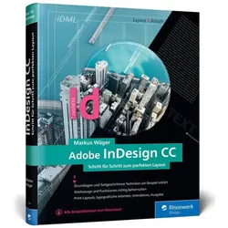 Adobe InDesign CC, Fachbücher von Markus Wäger