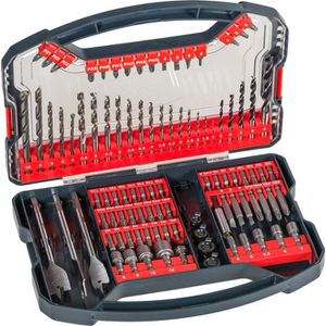 kwb Bohrer-Bit-Set Promobox, 109110, 101-teilig, Schlitz, Kreuz, Torx, Bohrer etc.
