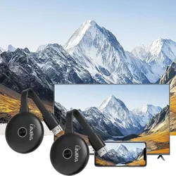 Casativo 2er-Set WLAN-HDMI-Streaming-Empfänger für AirPlay, DLNA, Miracast, bis 4K UHD, Streaming Box, Schwarz