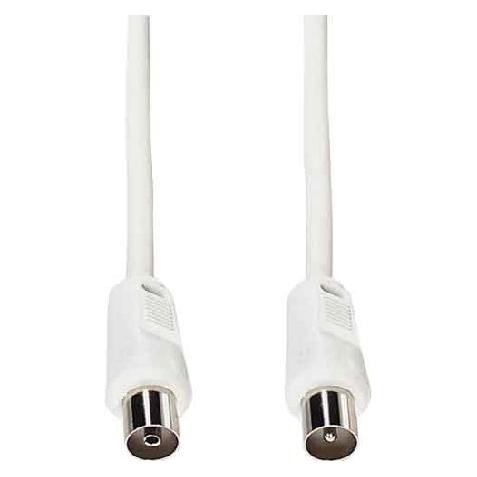 E+P HFT 1. Anschluss 1: coax plug, Anschluss 2: coax jack. Kabellänge: 1,5 m, Produktfarbe: Weiss, Im (90 dB, Antennenkabel) (HFT 1)