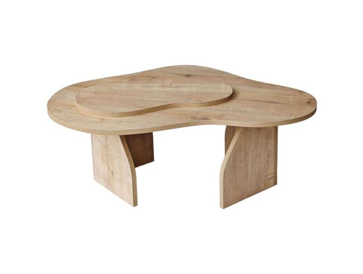 Table basse en aggloméré chêne