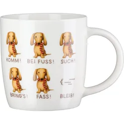 Tasse Frieda Dackelmotiv mit Spruch